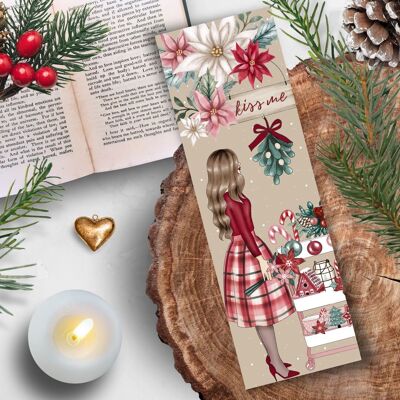 Segnalibro natalizio "Tender Christmas" 18X6 cm