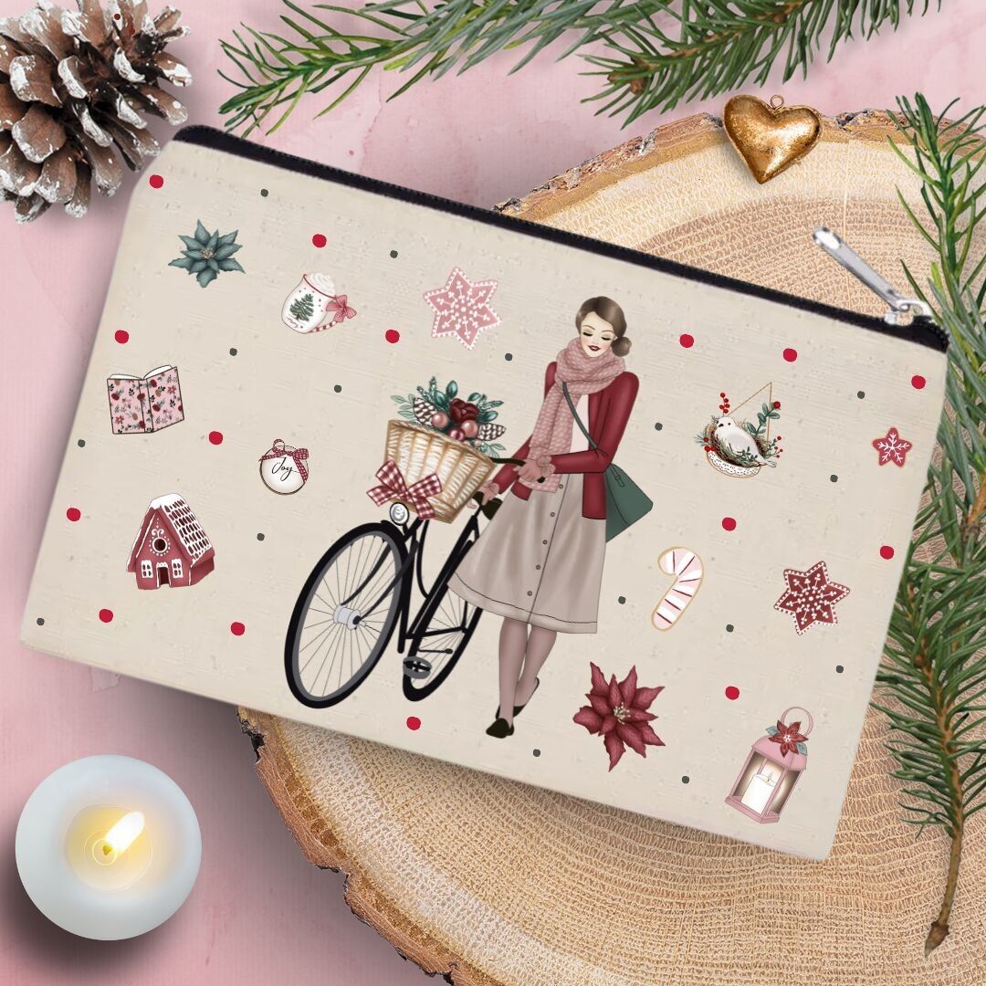 Kit natalizio in cotone "Passeggiata Incantata"