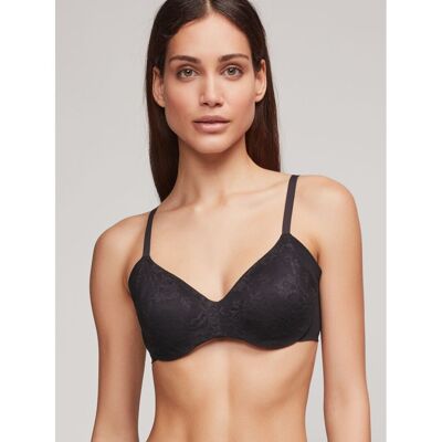 Reggiseno capiente senza schiuma - 1/0393 NERO