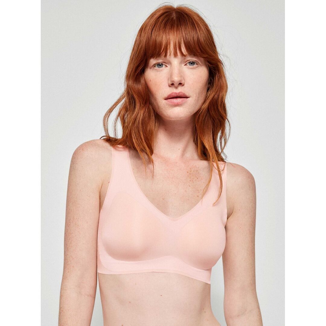 Removable foam bra with second skin effect - 1/10026T PINK