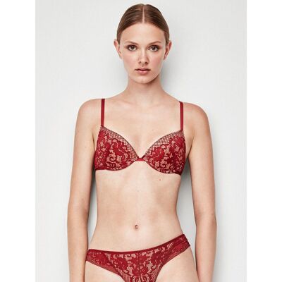 Sujetador push up +1 - 2/10033T ROJO