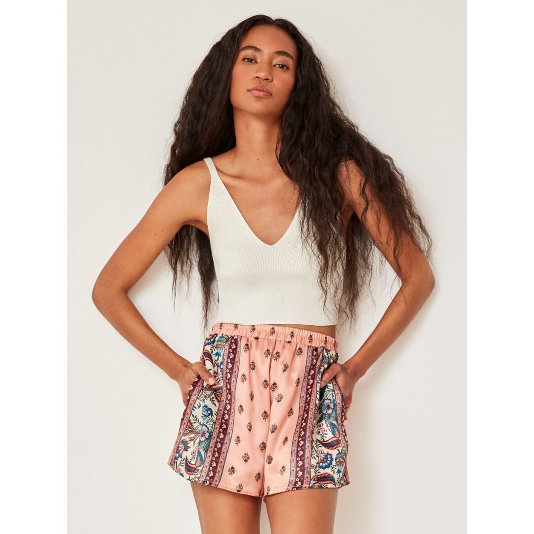 Shorts in raso stampato - 2/20046B STAMPATO