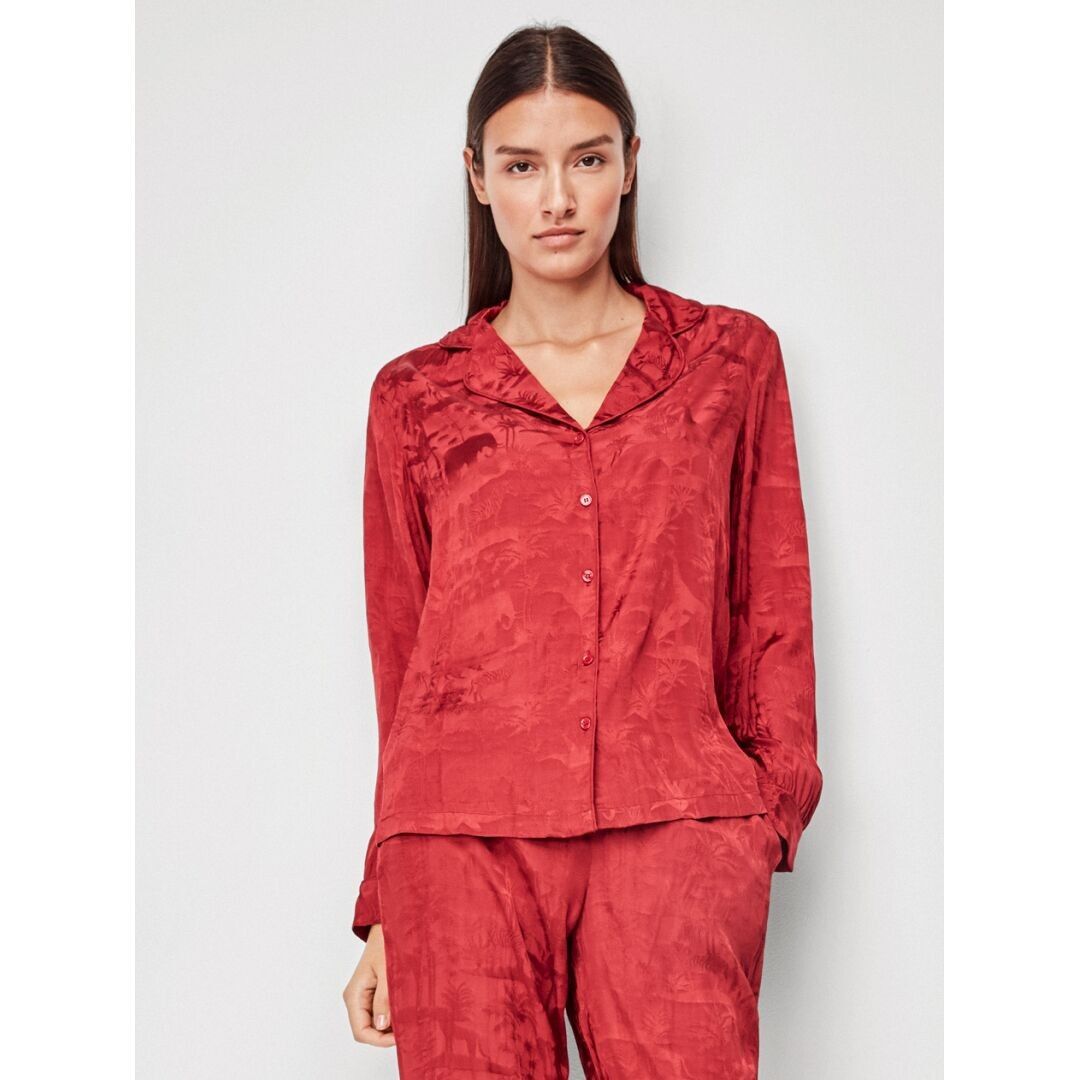 Chemise toucher soie - 2/20079T BORDEAUX