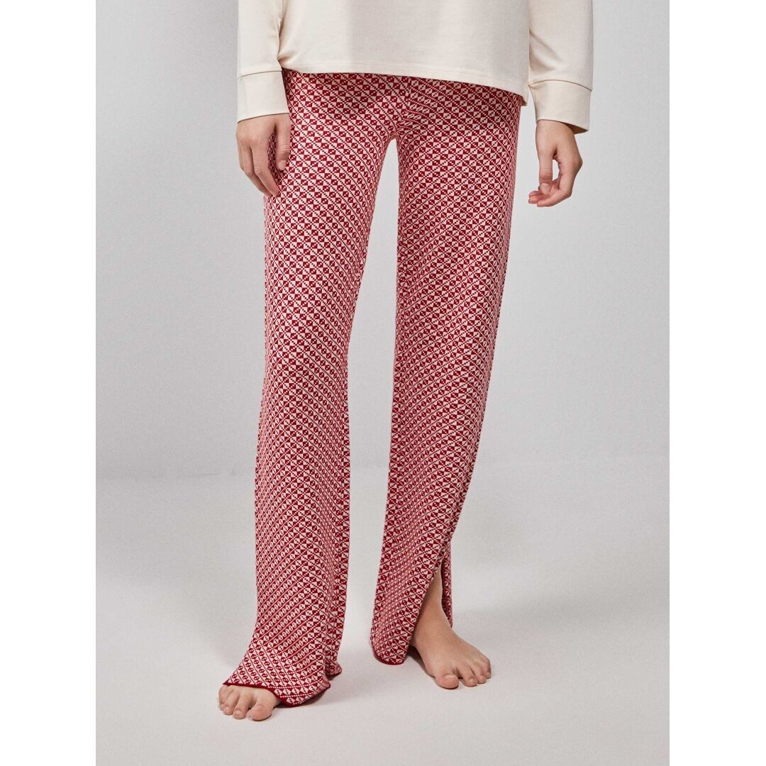 Pantaloni in maglia jacquard - 2/20228B STAMPATO