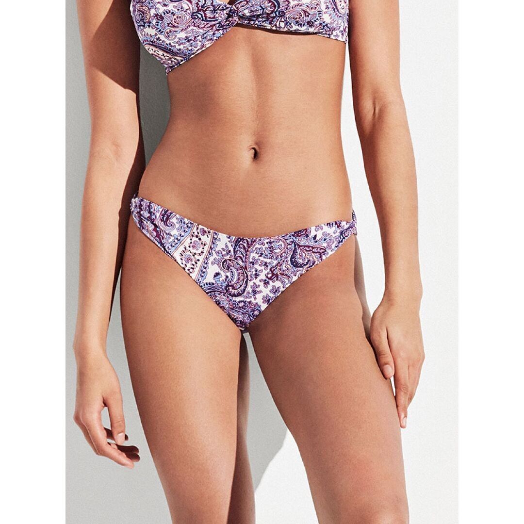 Slip bikini con taglio a V - 2/30049B STAMPATO