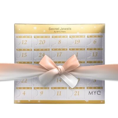 Advent calendar - SURPRISES - Silver and rose gold finishes