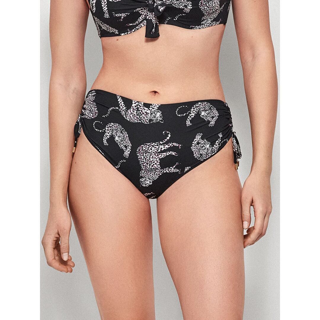 Adjustable high waist bikini bottom - 2/30094B PRINT