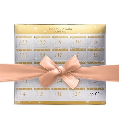 Calendario de Adviento - SORPRESAS - Acabado en oro rosa