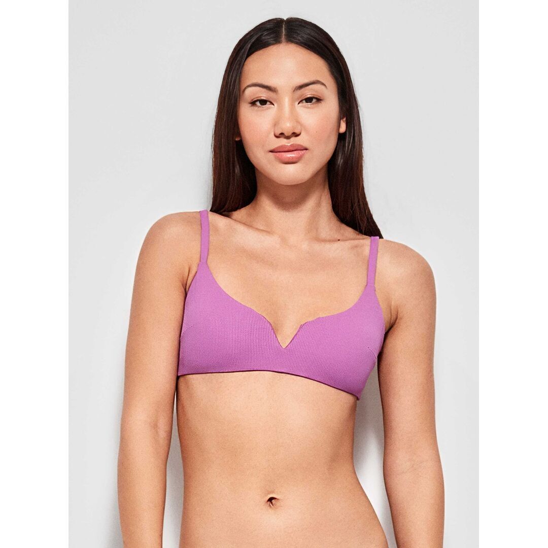 Top bikini rimovibile in schiuma - 2/30156T LILAC