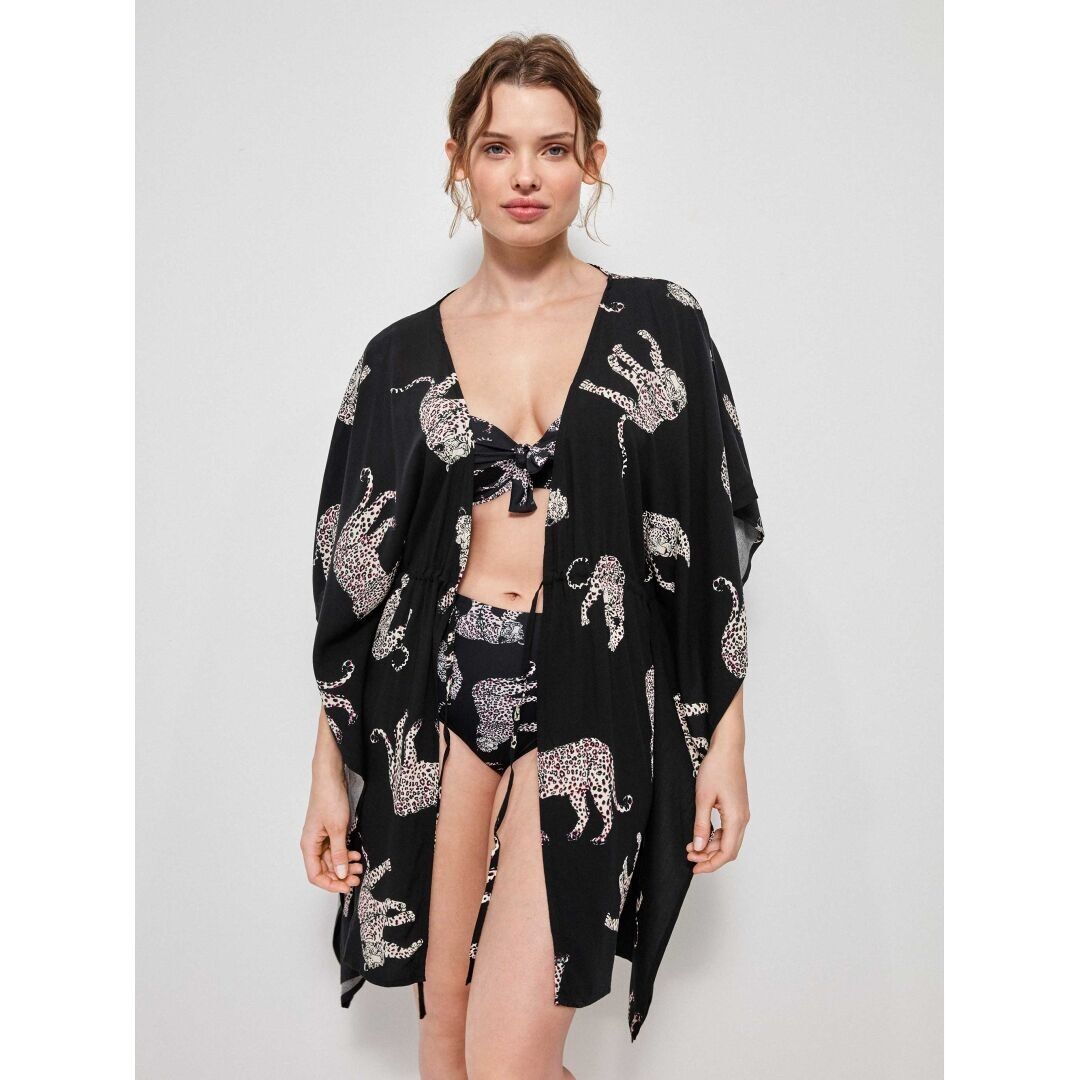 Caftán estampado jaguar - 2/40015U ESTAMPADO