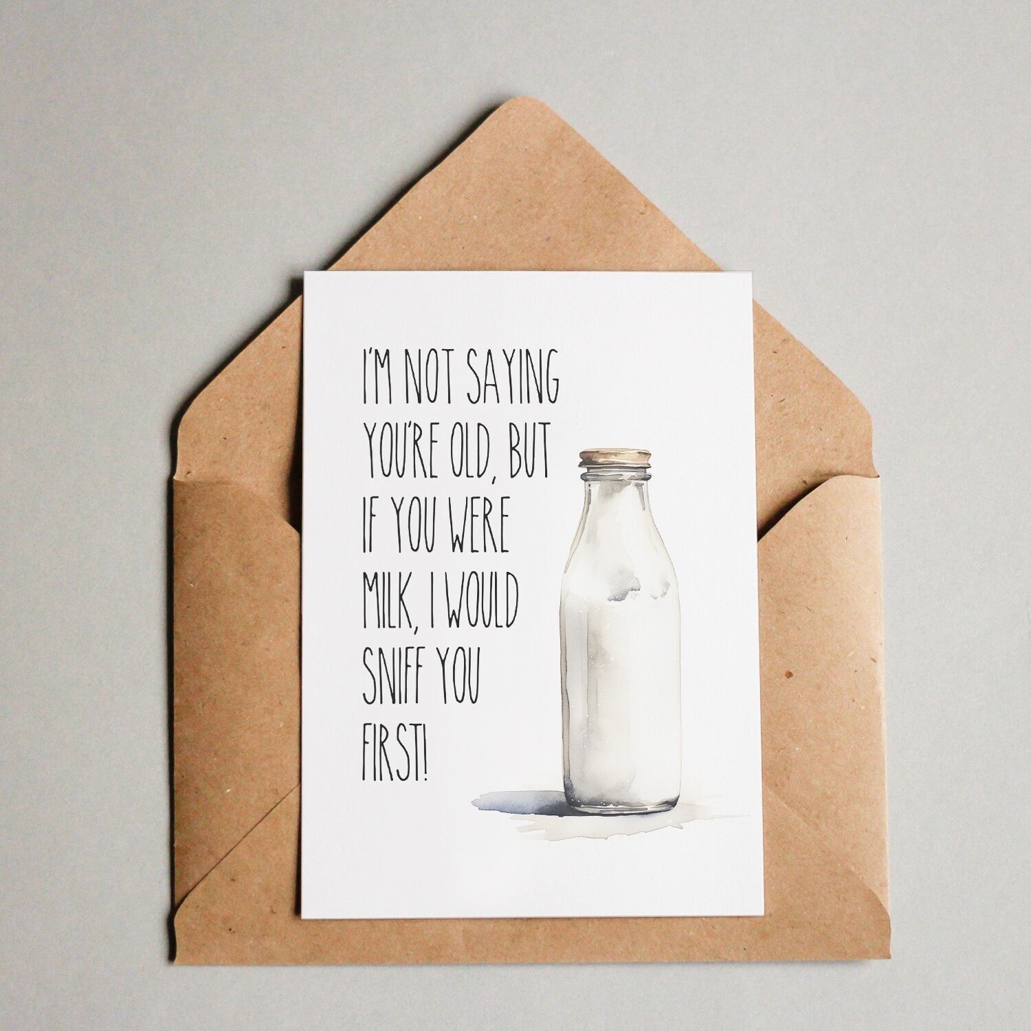 Postkarte I would sniff you first