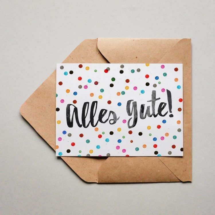 Punto della cartolina Tutto il meglio!