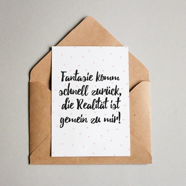 Postcard fantasy and reality