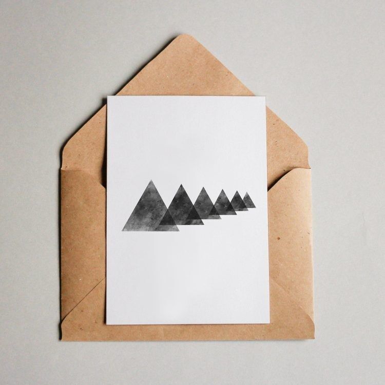 Postkarte Geometry I