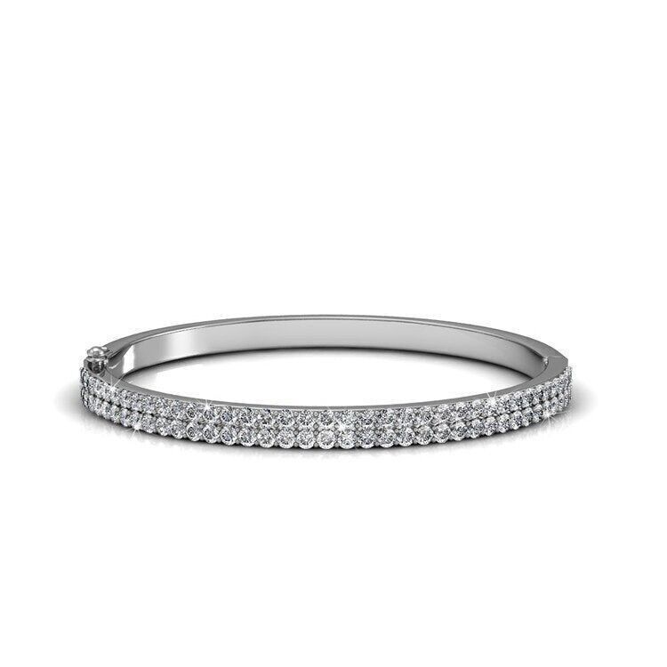 Glamour-Armband - Silber und Kristall I MYC-Paris.com