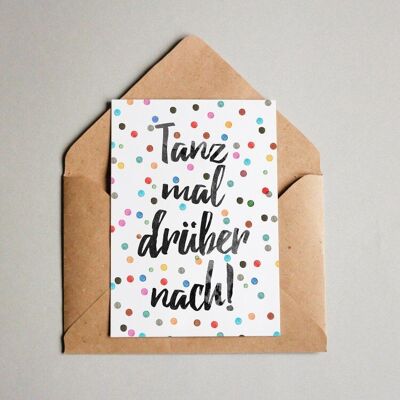 Cartolina Danzaci sopra!