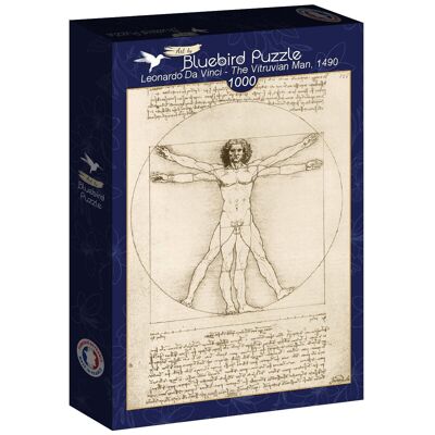 Puzzle Bluebird da 1000 pezzi - Leonardo Da Vinci - L'uomo vitruviano, 1490