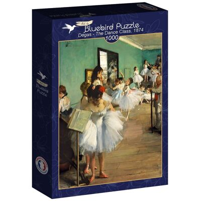 Puzzle da 1000 pezzi Bluebird - Degas - La lezione di danza, 1874