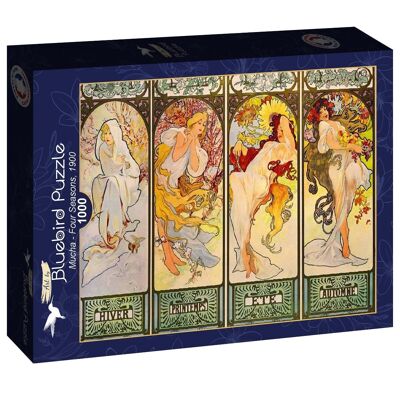 Puzzle Bluebird da 1000 pezzi - Mucha - Quattro stagioni, 1900