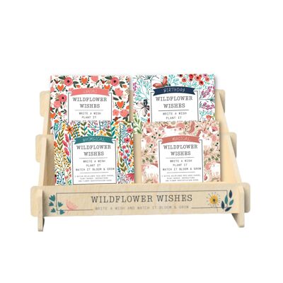 Wildflower Wishes - Paquete de regalo de inicio de papel con semillas sostenible