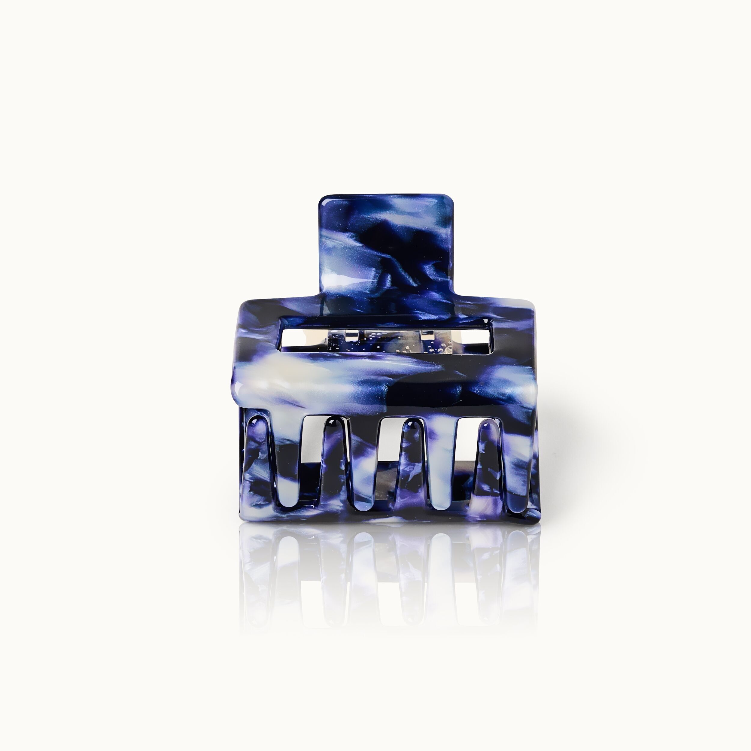 Pasador para el pelo Cuadrado Noche Oscura