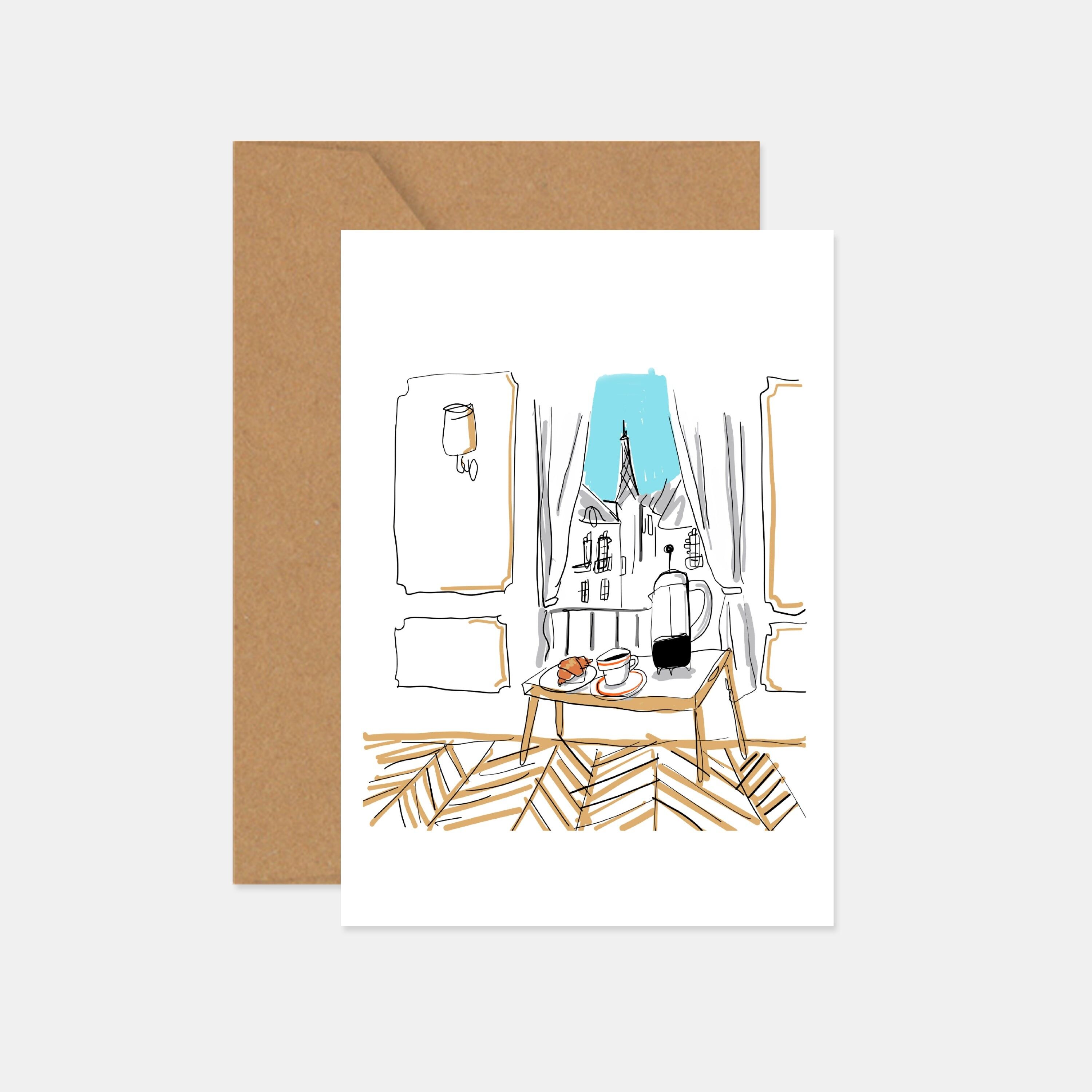 Biglietto per dire una parola - Colazione parigina