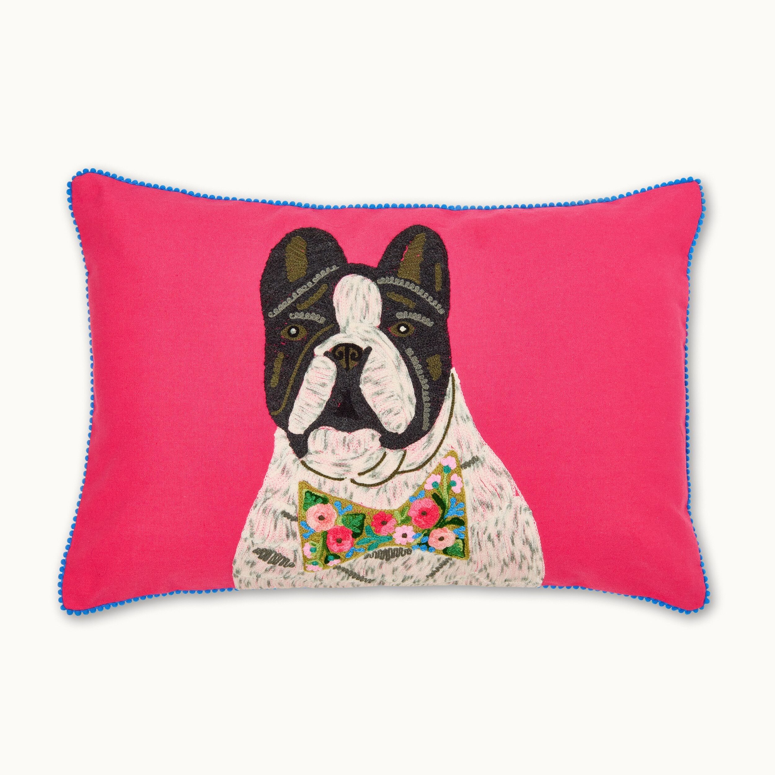 Pug cushion cover