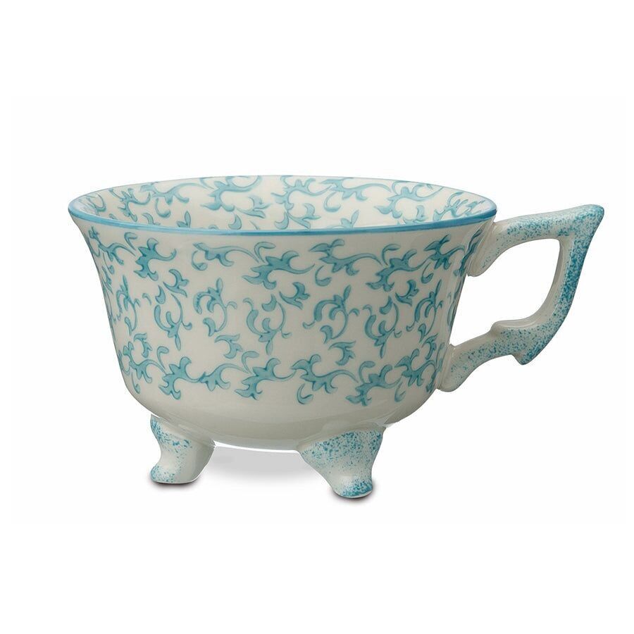 Tazza da tè "Haiki", turchese, terracotta - 200ml