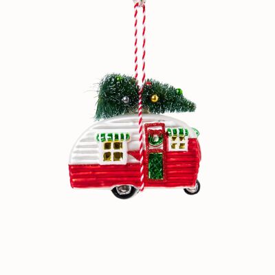 Christmas tree decorations motorhome
