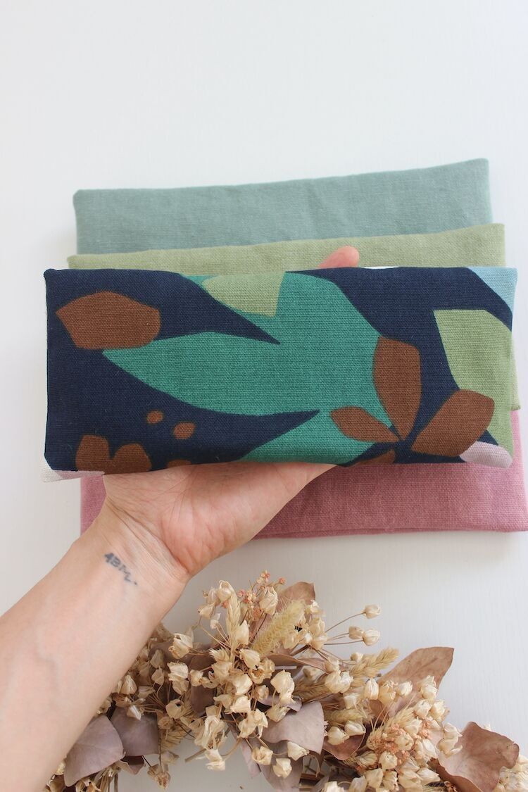 Cuscino relax per gli occhi - Fiori astratti