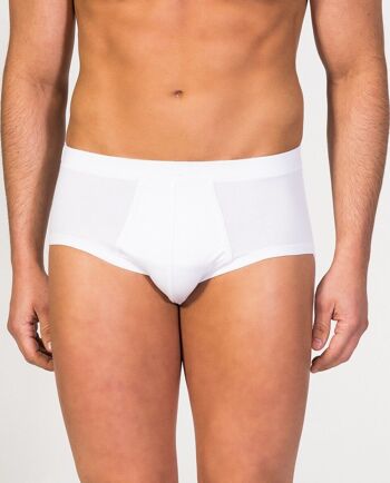 Braguette micromodal devant Slip blanc 1