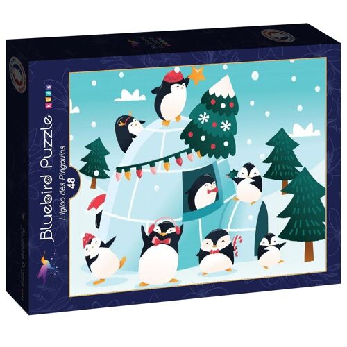 Puzzle 48 Pièces Bluebird - L'Igloo des Pingouins