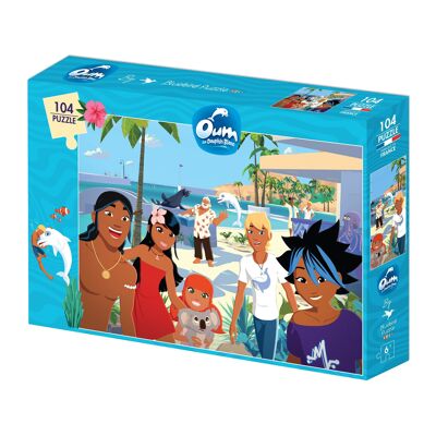 Bluebird 104 Piece Puzzle - Oum The White Dolphin