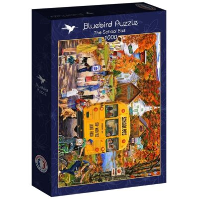 Bluebird 1000 Piece Puzzle - The School Bus