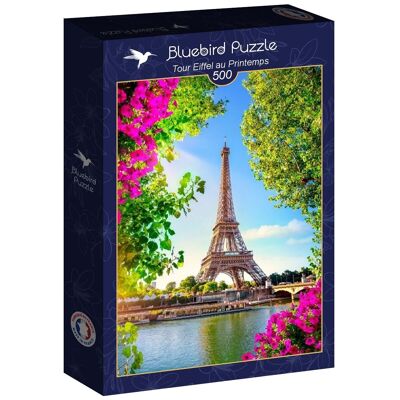 Bluebird 500 Piece Puzzle - Eiffel Tower in Spring