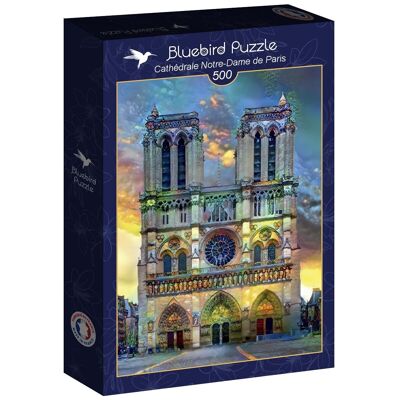 Bluebird 500 Piece Puzzle - Notre Dame Cathedral in Paris