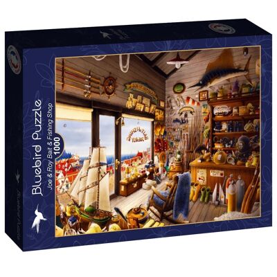 1000 Piece Puzzle Bluebird - Joe & Roy Bait & Fishing Shop