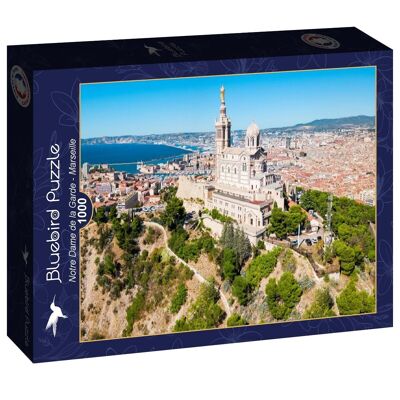 Puzzle 1000 Pieces Bluebird - Our Lady of the Guard - Marseille