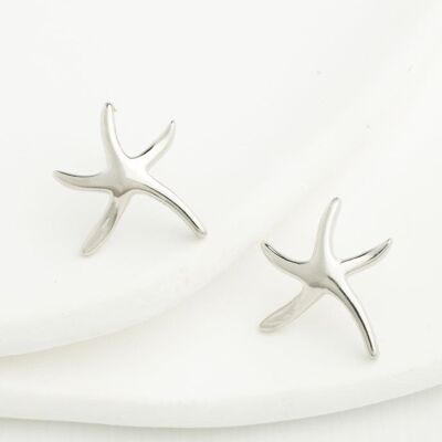Starfish Hope Studs in Sterling Silver