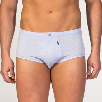 Fly front Senior Brief azul claro talla grande