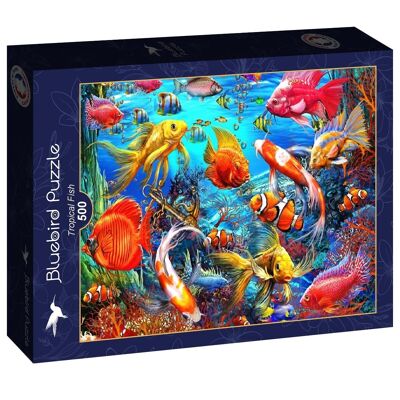 500 Piece Puzzle Bluebird - Tropical Fish