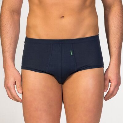 Slip senior con patta sul davanti blu navy