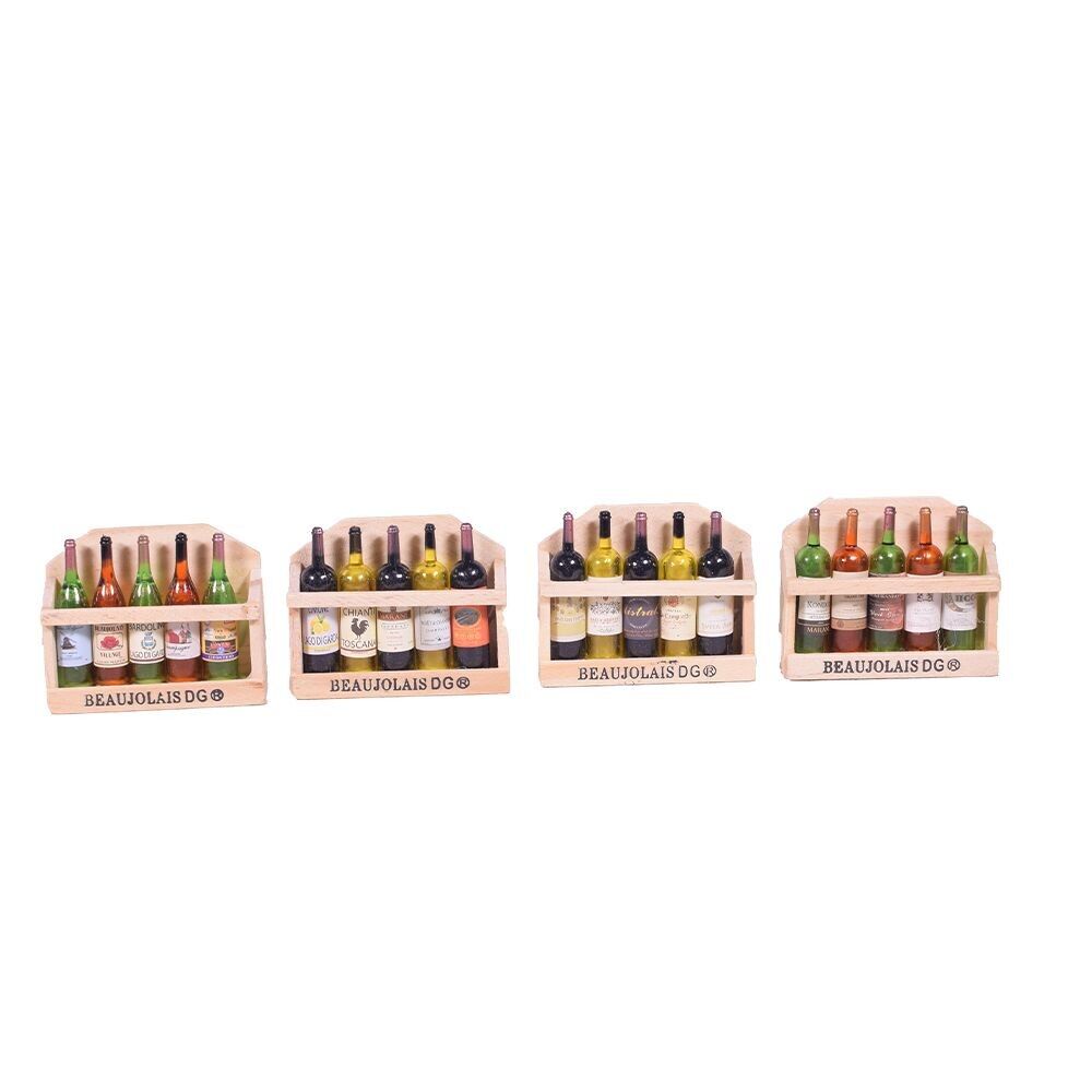 Wine Bottles Wooden Magnet Mix Designs