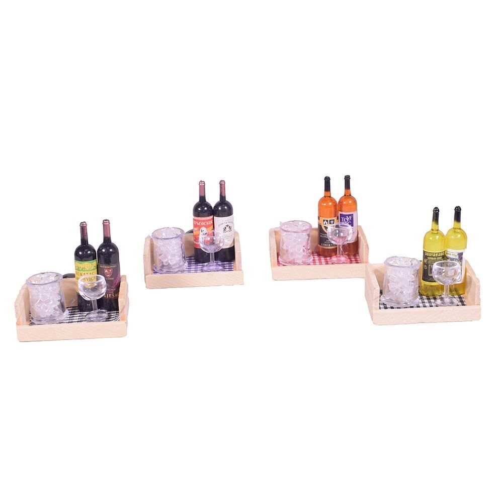 Wine Bottles Wooden Magnet Mix Designs