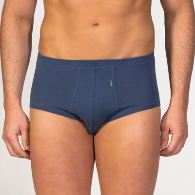 Slip senior con patta sul davanti blu scuro