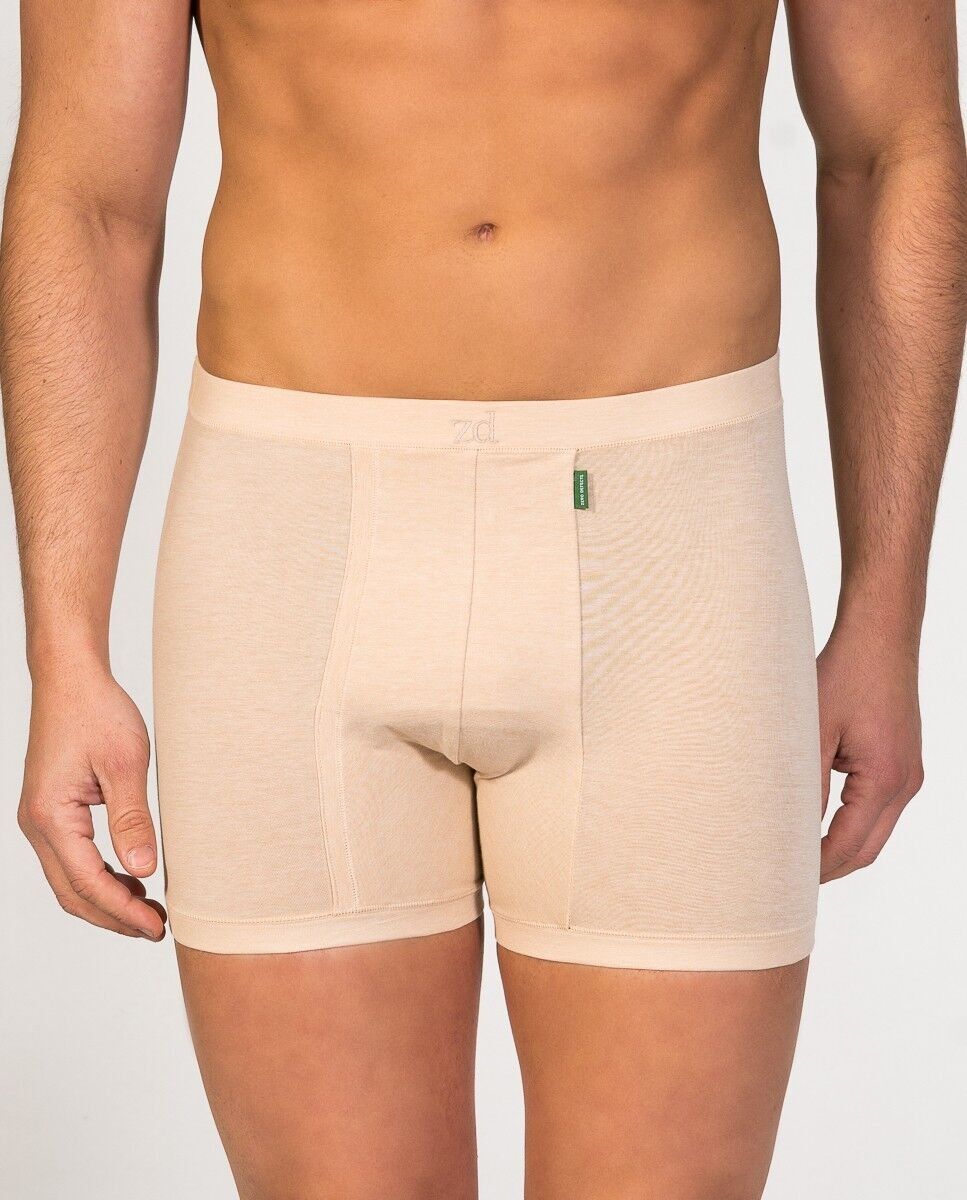 Fly front Boxer beige taglie forti
