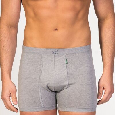 Fly front Boxer grey plus size