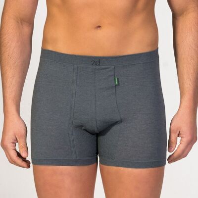 Fly front Boxer graphite plus size