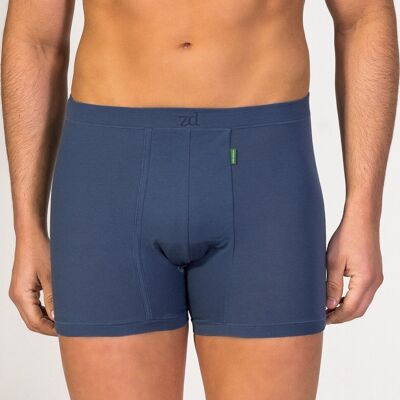 Boxer fly front blu scuro