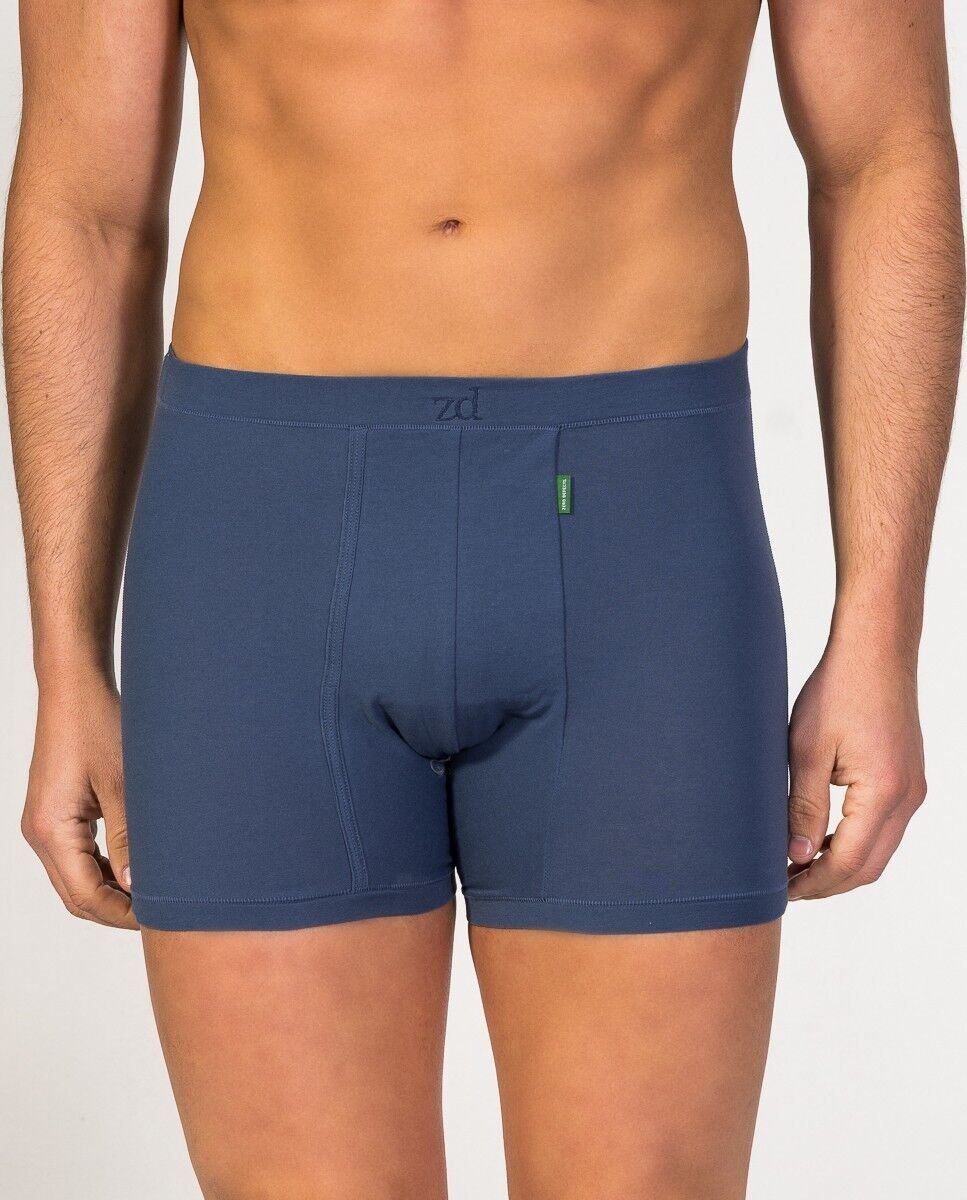 Fly front Boxer blu scuro taglie forti